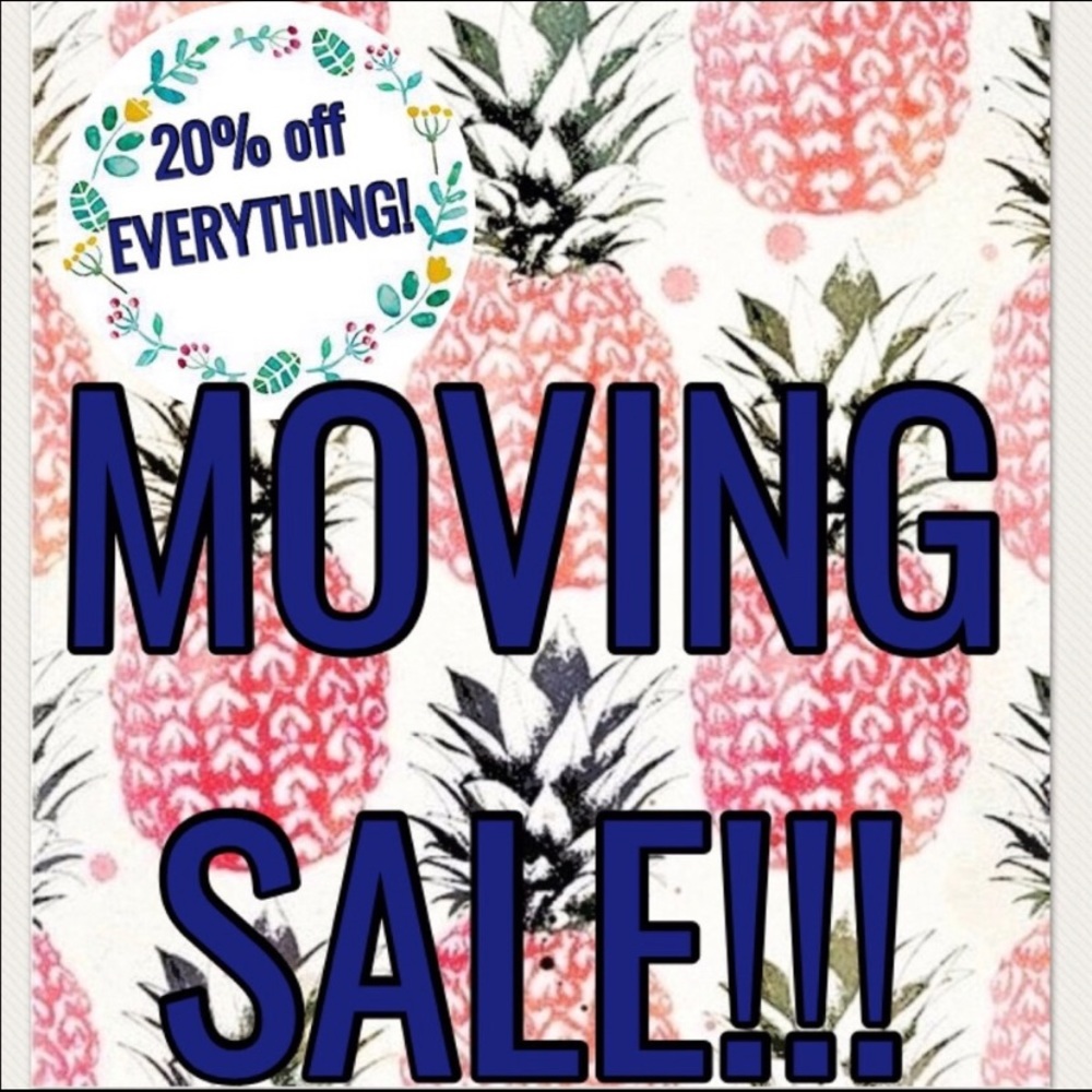 Moving SALE need to get rid of everything by 07/31